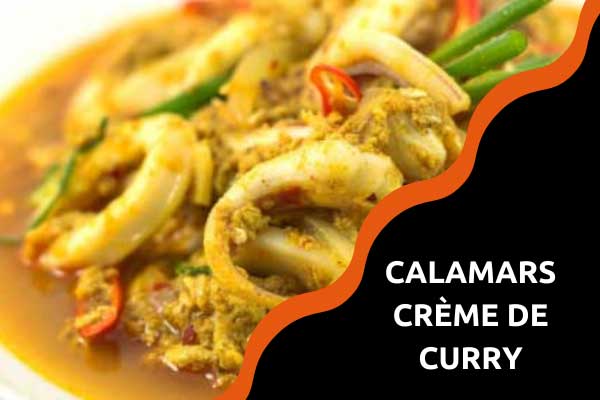 calamars crème de curry